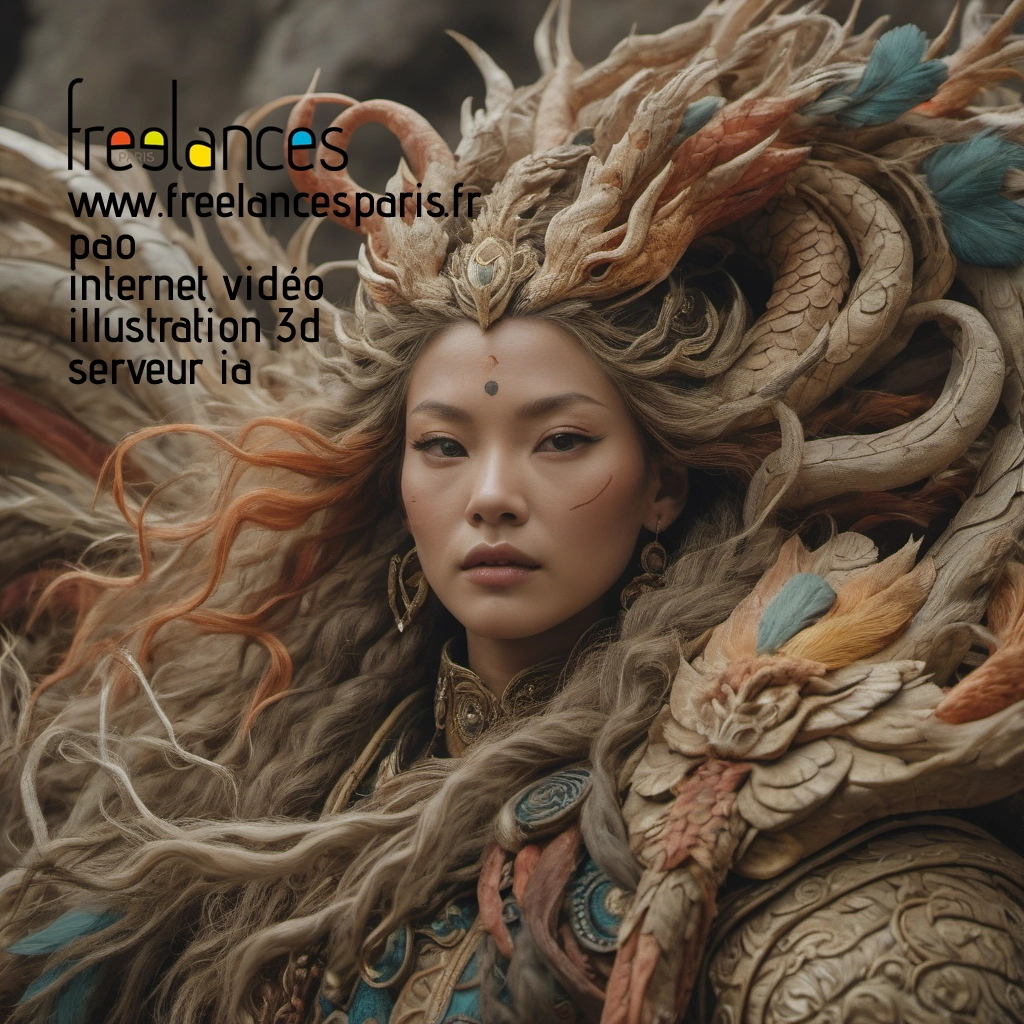 Pao mise en page internet vidéo illustration 3d serveur IA générative AI freelance paris studio de création magazines 8lennzd0